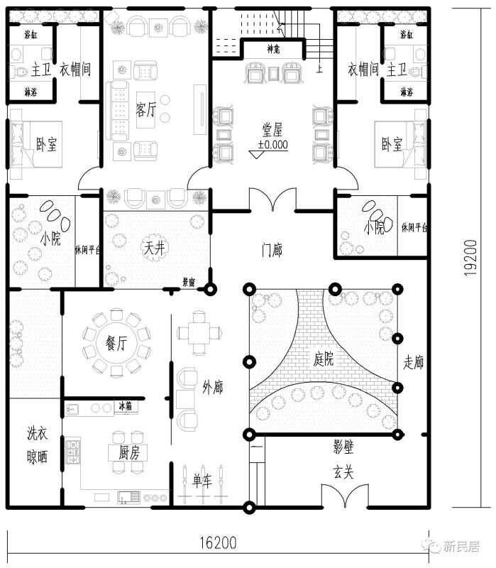 可是呢,在现实中能够拥有这么一块土地的人并不多,很多人喜欢四合院
