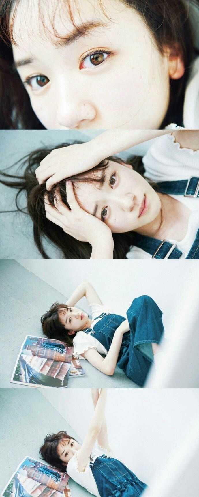 虽然鼻子有点大,但很可爱,完全犬系女孩啊!