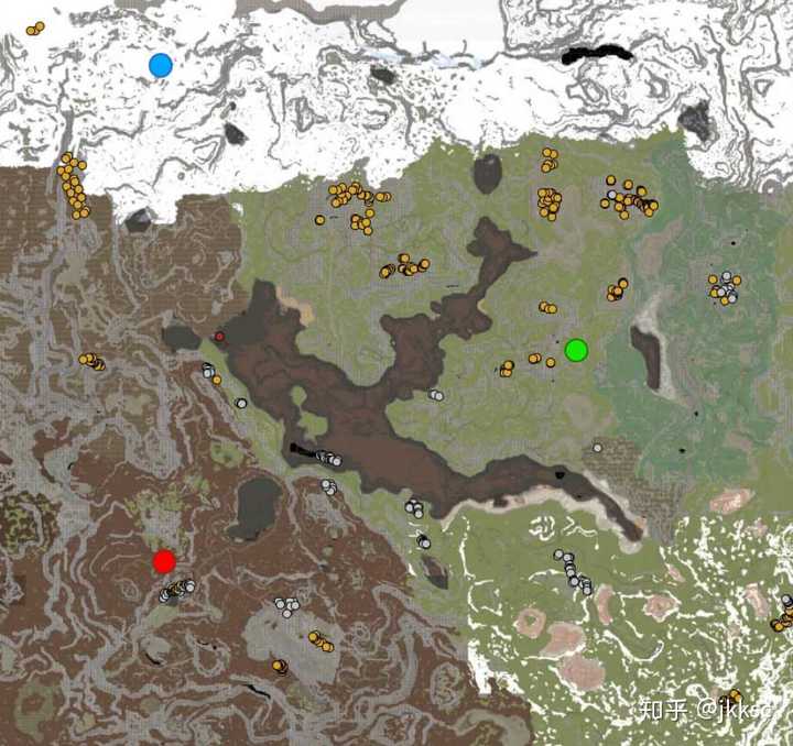 Pc版方舟 生存进化 Ark 中的地图 瓦尔盖罗 孤岛 中心岛 焦土 仙境 畸变 灭绝各有什么特色 知乎