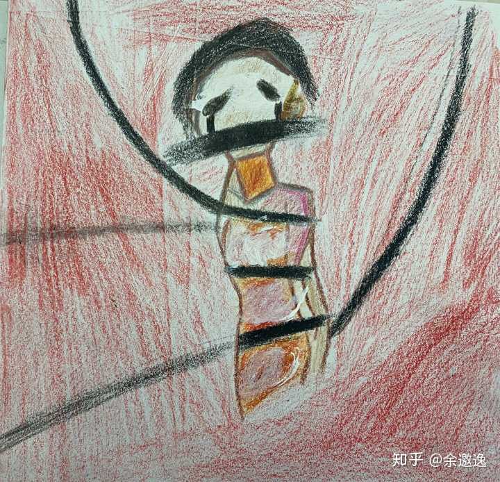 我女儿画这种画她心理有问题吗