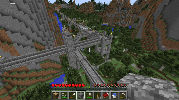 你第一次玩minecraft 时建造了什么 知乎