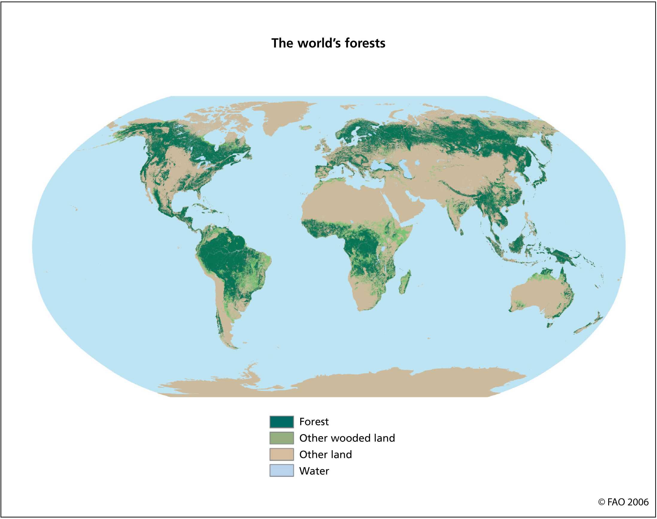 世界植被类型图图片