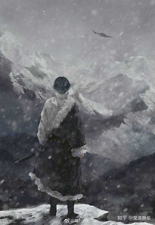 能给点张起灵的油画图片吗?