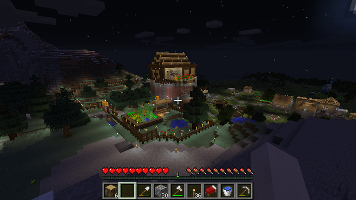 你第一次玩minecraft 时建造了什么 小涵涵的回答 知乎 你第一次玩minecraft 时建造了什么 小涵涵的回答 知乎
