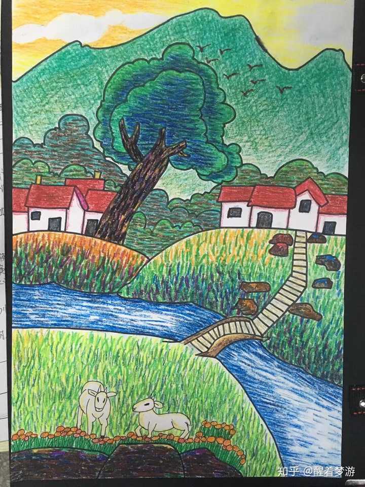 画油画棒一般来说都是临摹油画作品,因为油画棒画出来的效果就是油画