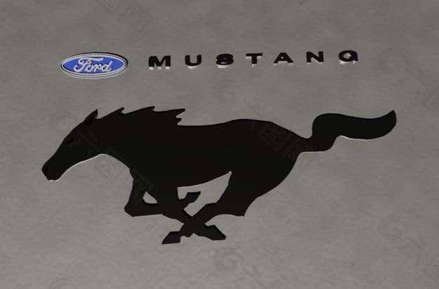 福特野马和法拉利车标图片