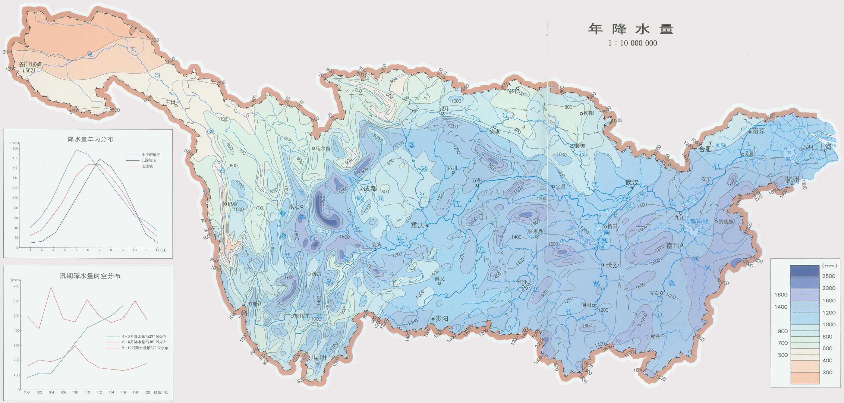 (弱水,额济纳河)现在是一条内陆河,地质历史上这是黑龙江水系的一部分