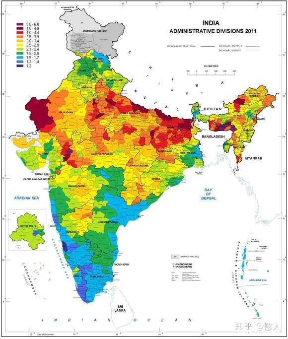 印度民族分布图片
