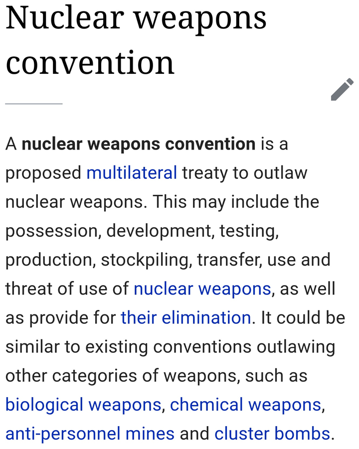 如何看待五常不参加 禁止核武器条约 知乎