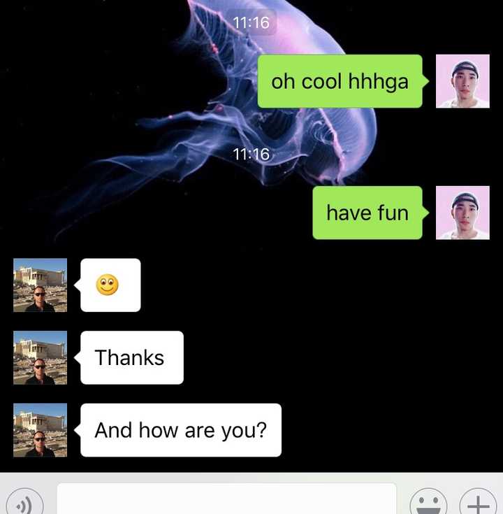 如何给国外的朋友发短信聊天