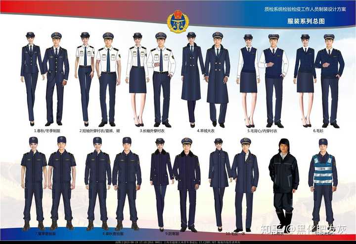 警察系統的制服好帥!