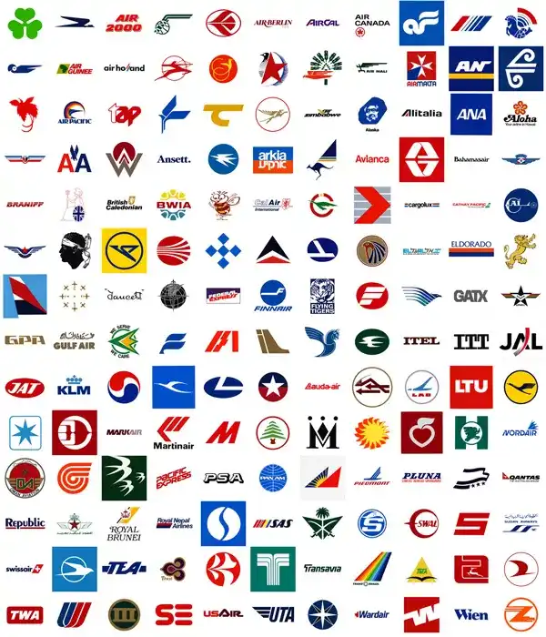国际航空公司logo大全图片