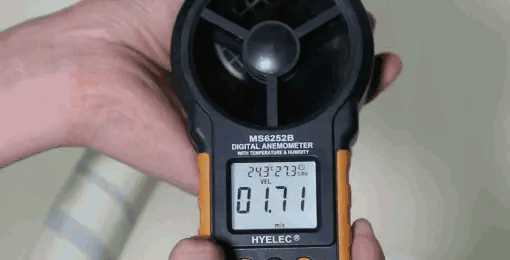 空调b新风管进风口风速