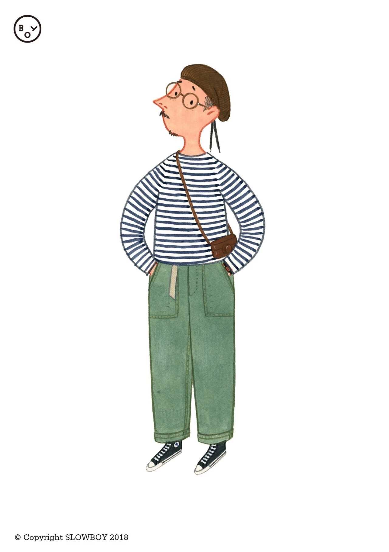 分享来自插画师mr.slowboy总结的