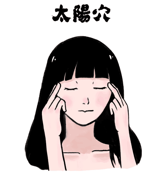 太阳穴:头痛,偏头痛,眼睛疲劳,牙痛等疾病.