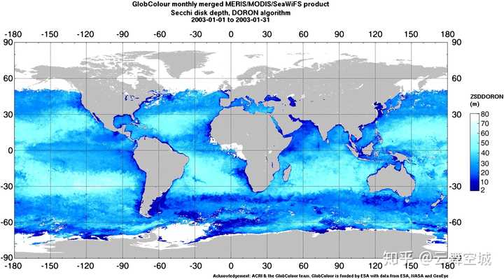 世界海洋深度分布图图片