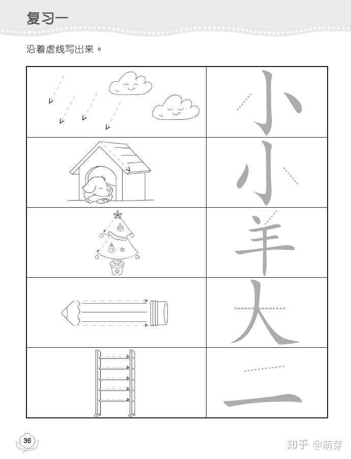 幼儿园中班5周岁的孩子怎么训练写字 知乎