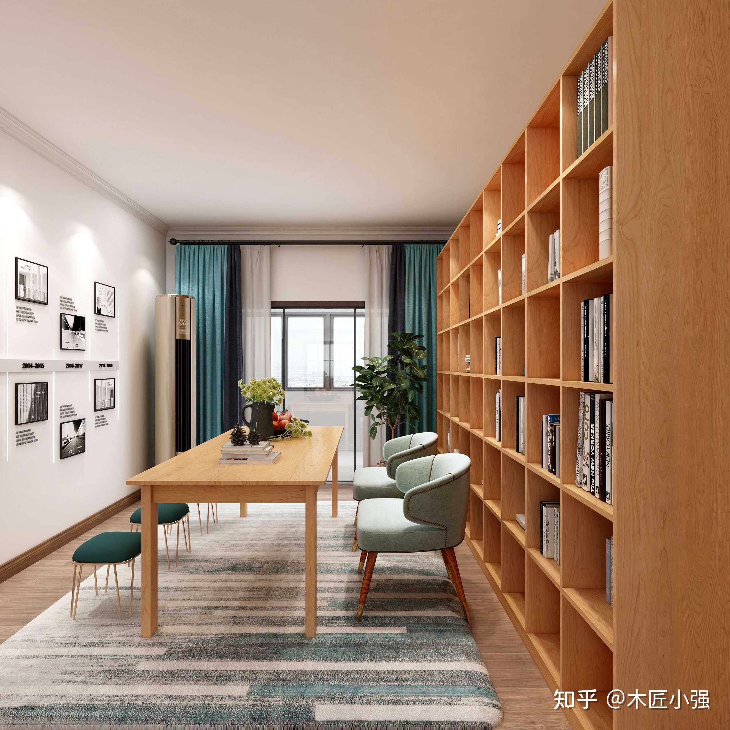 最近给泰州业主设计的客厅书柜,两种方案,你们更喜欢哪个?