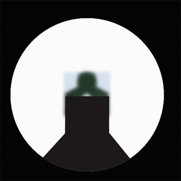 最标准的瞄准景况是这样的