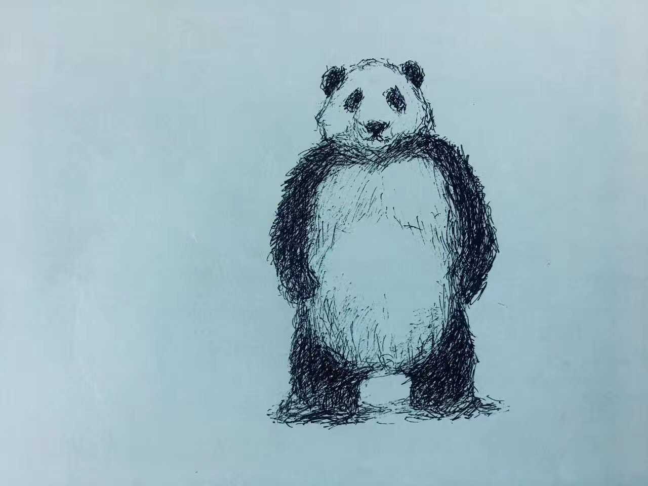 自由手绘# 断断续续的水笔涂抹