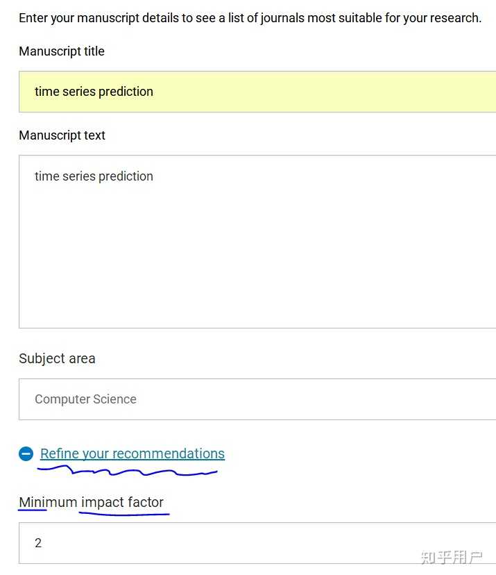 springer journal suggester springer journal suggester