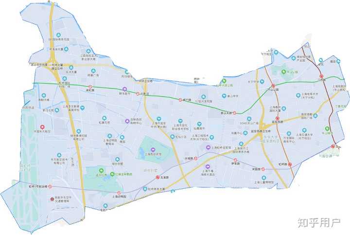 长宁区各街道分布图图片