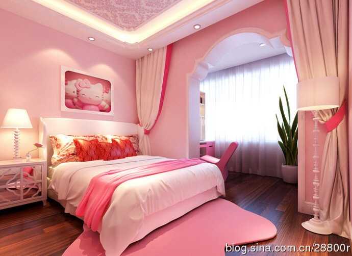 粉紫色的墙面配什么颜色的窗帘