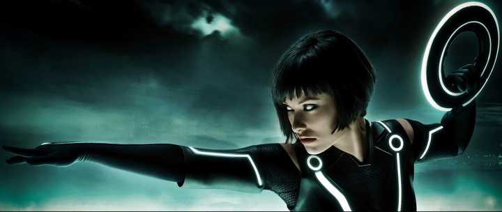 tron 创战纪里的女主角 葵拉  由奥利维亚王尔德饰演