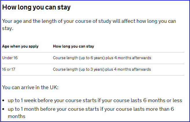 请问,英国留学签证有几种?如果读语言课的话,