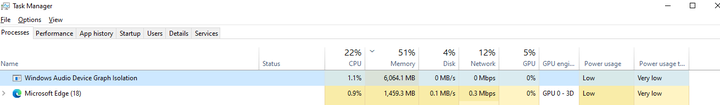 Windows音频设备图形隔离占用了很多内存怎么办 知乎 Windows音频设备图形隔离占用了很多内存怎么办 知乎
