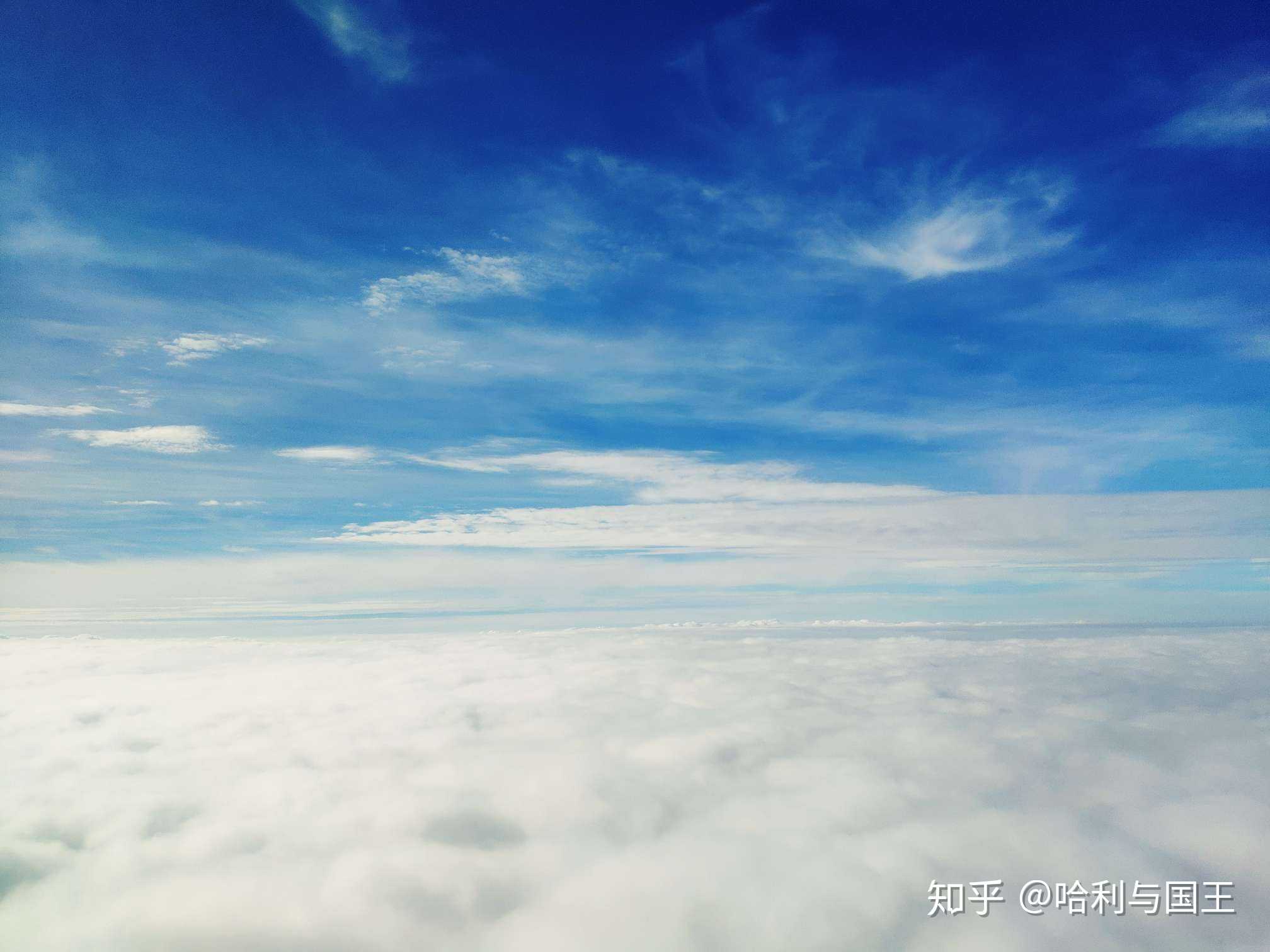 攝影# 9000米高空,天氣美好