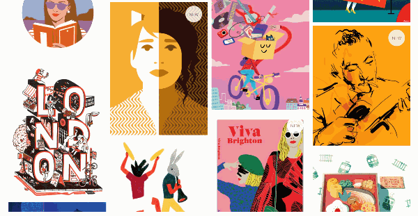 什么网站有哪些关于手绘插画类网站推荐