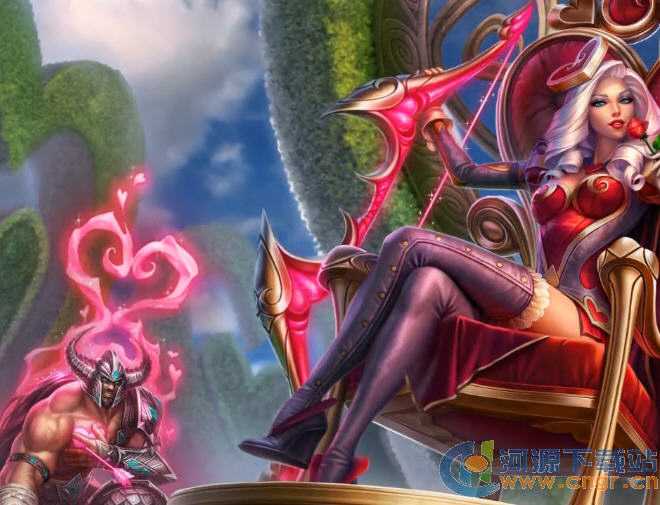 那当然是我大寒冰了,寒冰好看的皮肤不少,但是我最喜欢的还是情人节