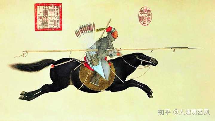 古代骑兵的骑枪在刺中敌人后怎么把枪尖上的敌人弄下来?