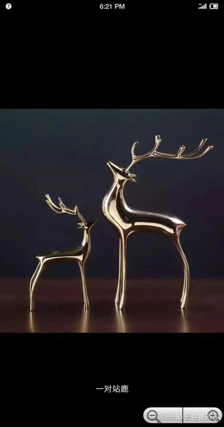 纯铜麋鹿,寓意美好,镇宅旺财,完美装饰.