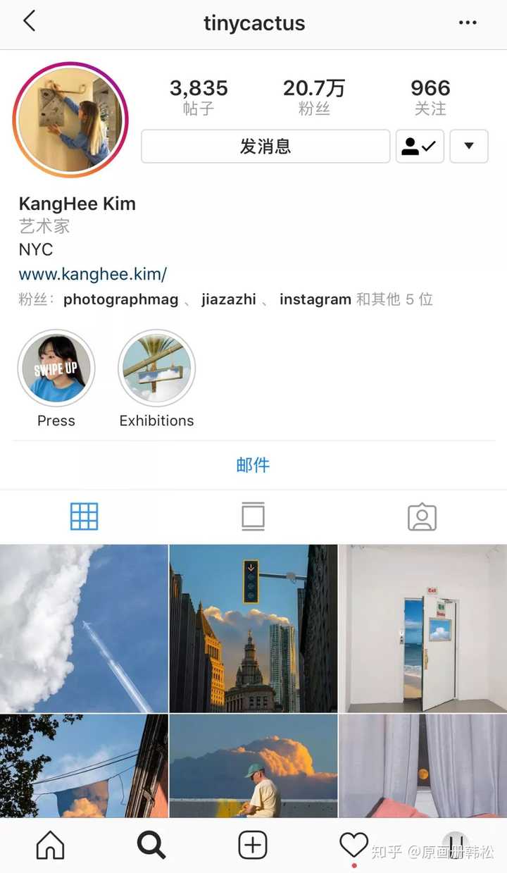 Instagram 上面有哪些值得关注的用户 知乎