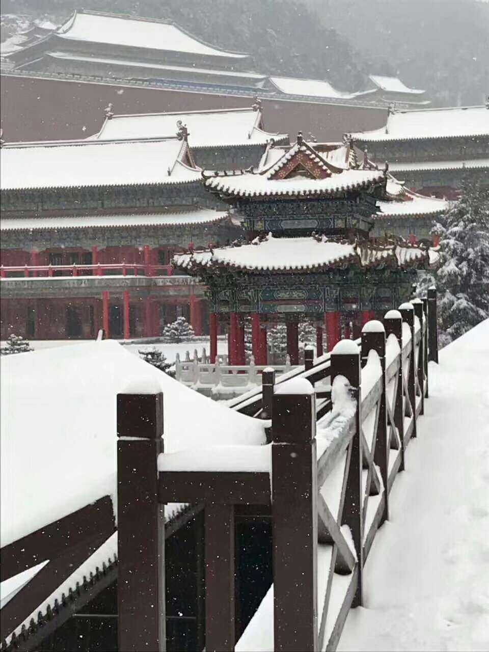 洛陽靈山寺雪景,願早日康復,好人一聲平… - 知乎