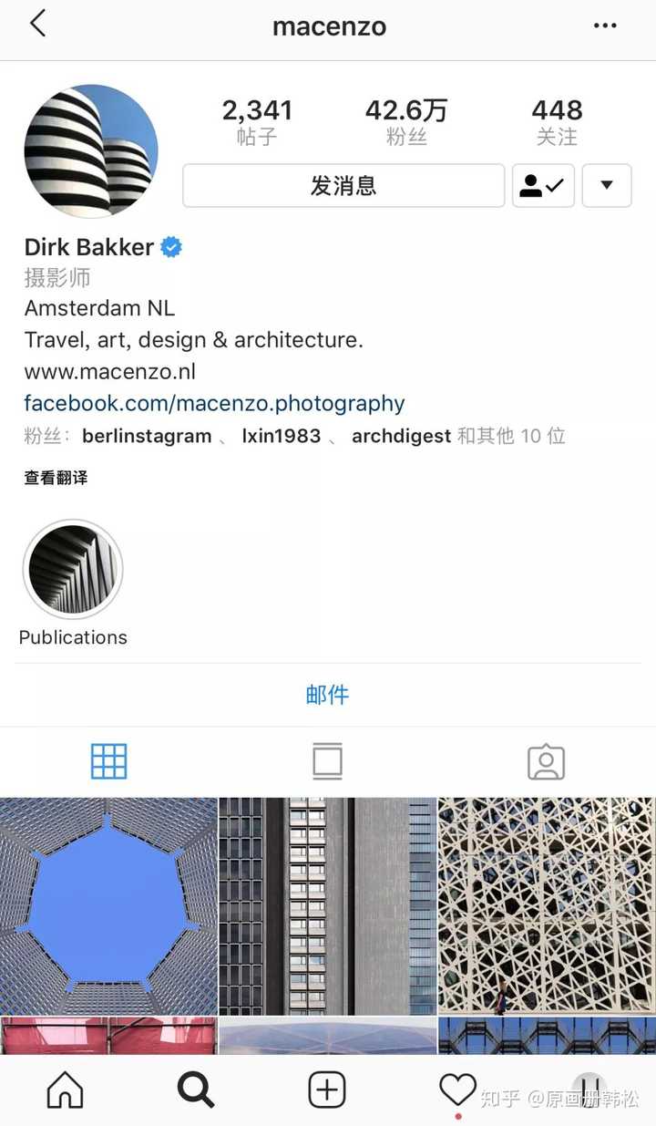 Instagram 上面有哪些值得关注的用户 知乎