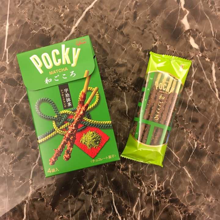 pocky百奇 宇治抹茶巧克力饼干棒*84g