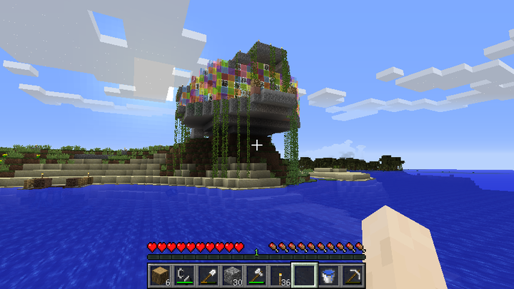 你第一次玩minecraft 时建造了什么 小涵涵的回答 知乎 你第一次玩minecraft 时建造了什么 小涵涵的回答 知乎