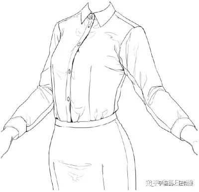 动漫人物的衣服要怎么画