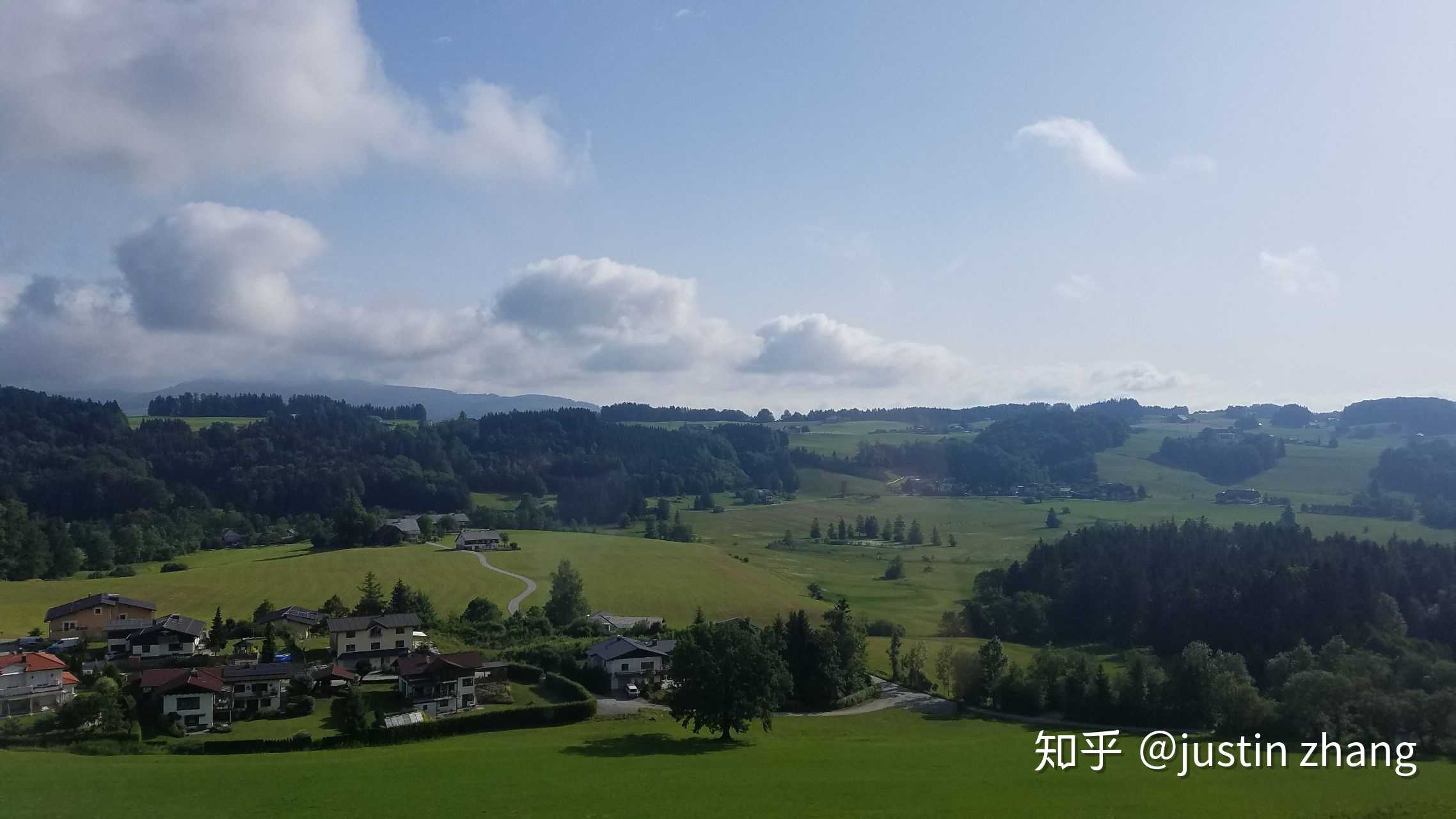 法兰克福年降水量和西安接近,但地表植被茂密