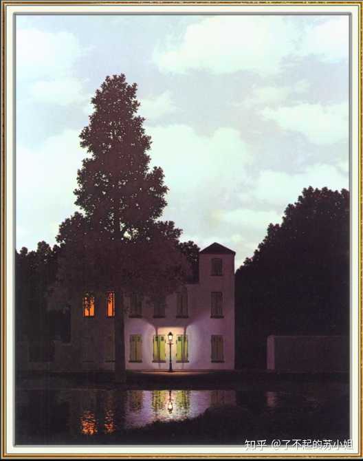 the empire of lights 1954 by rene magritte