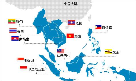 先放一张东南亚地图,明确下范围再回答吧