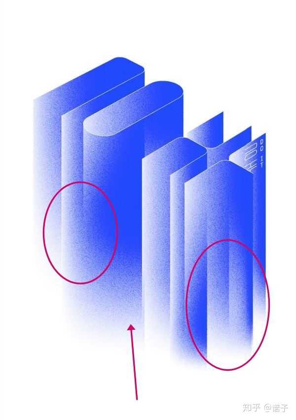 注意侧面渐变方向,顶面渐变方向也能看出来.