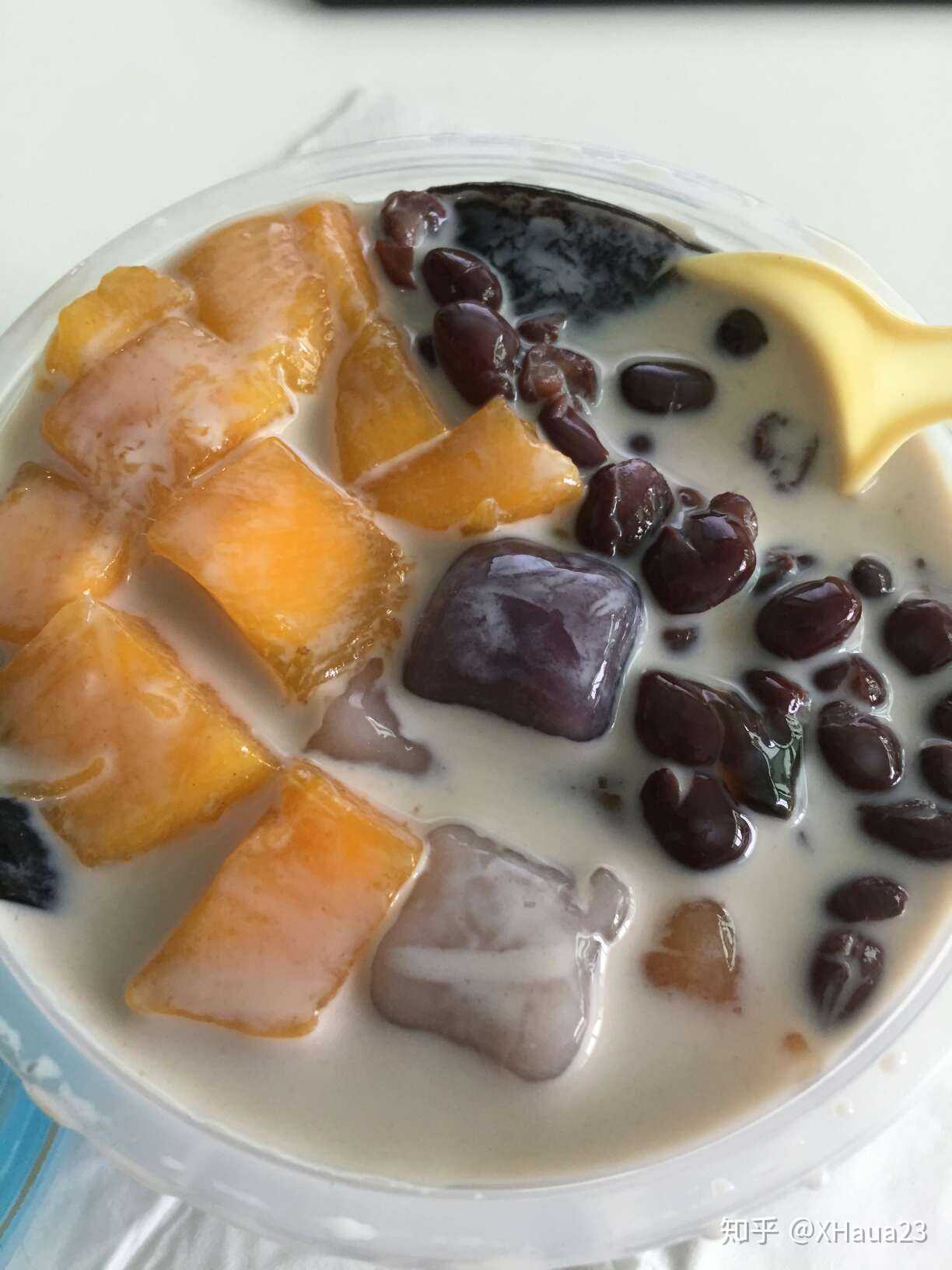 红豆芋圆糖水啊啊!软糯,香甜,有嚼劲,冰冰凉,一碗横扫饥饿(☆_☆)