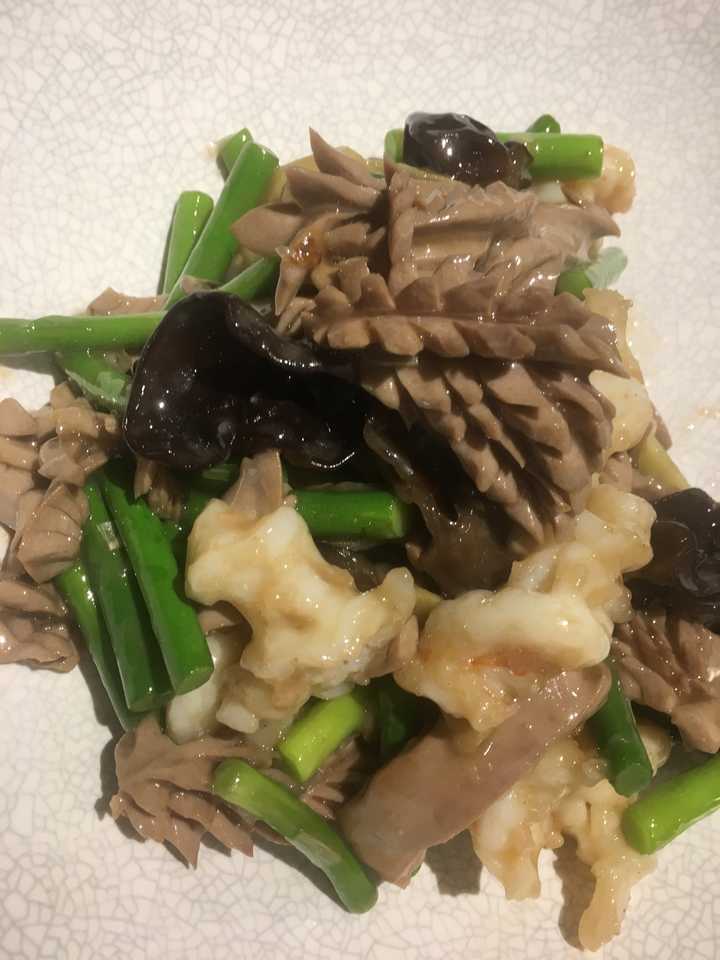 虾仁和猪心怎么做成一道菜?