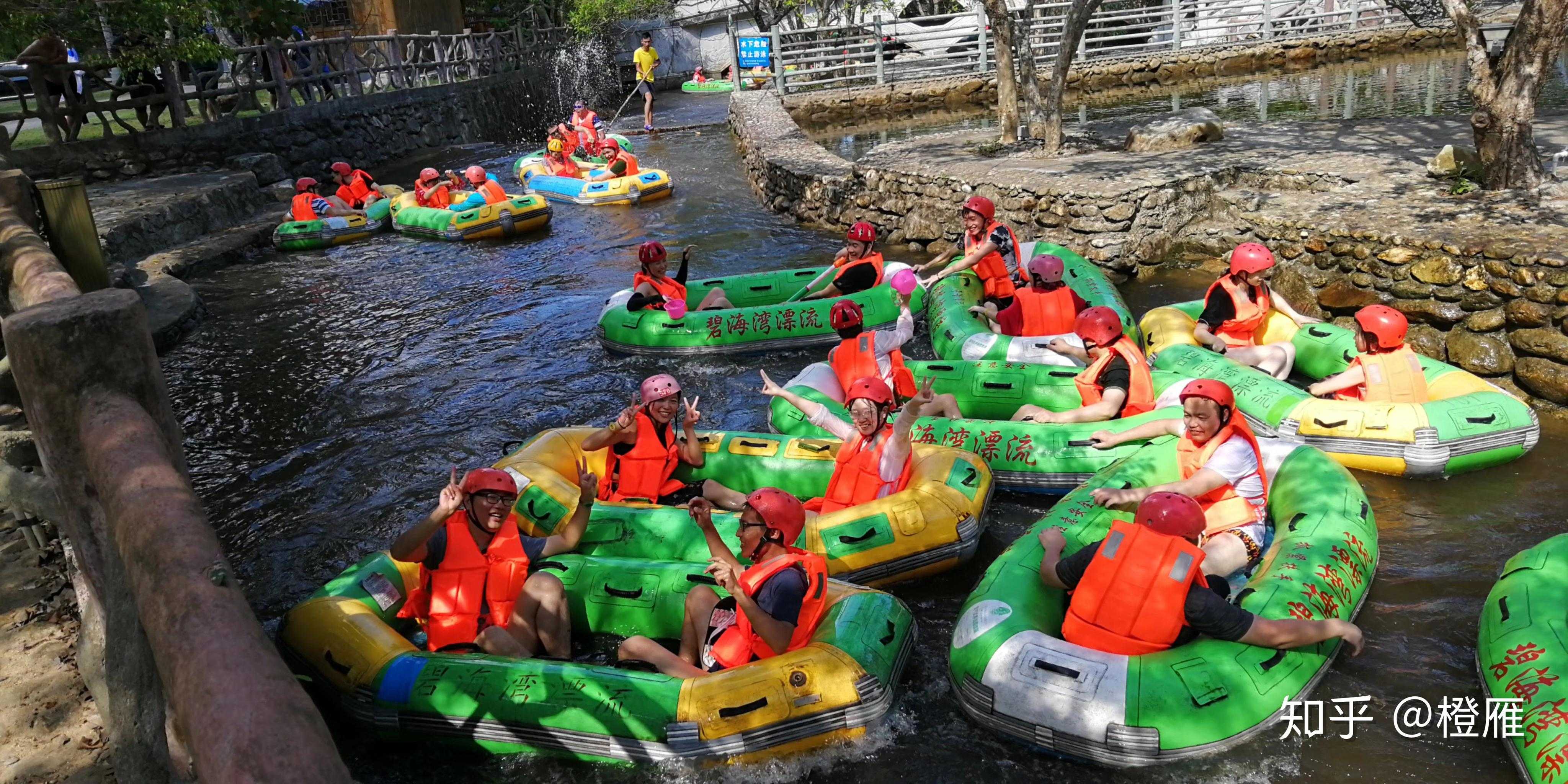 离深圳最近的漂流--惠州碧海湾,只要一个小时就可以到达