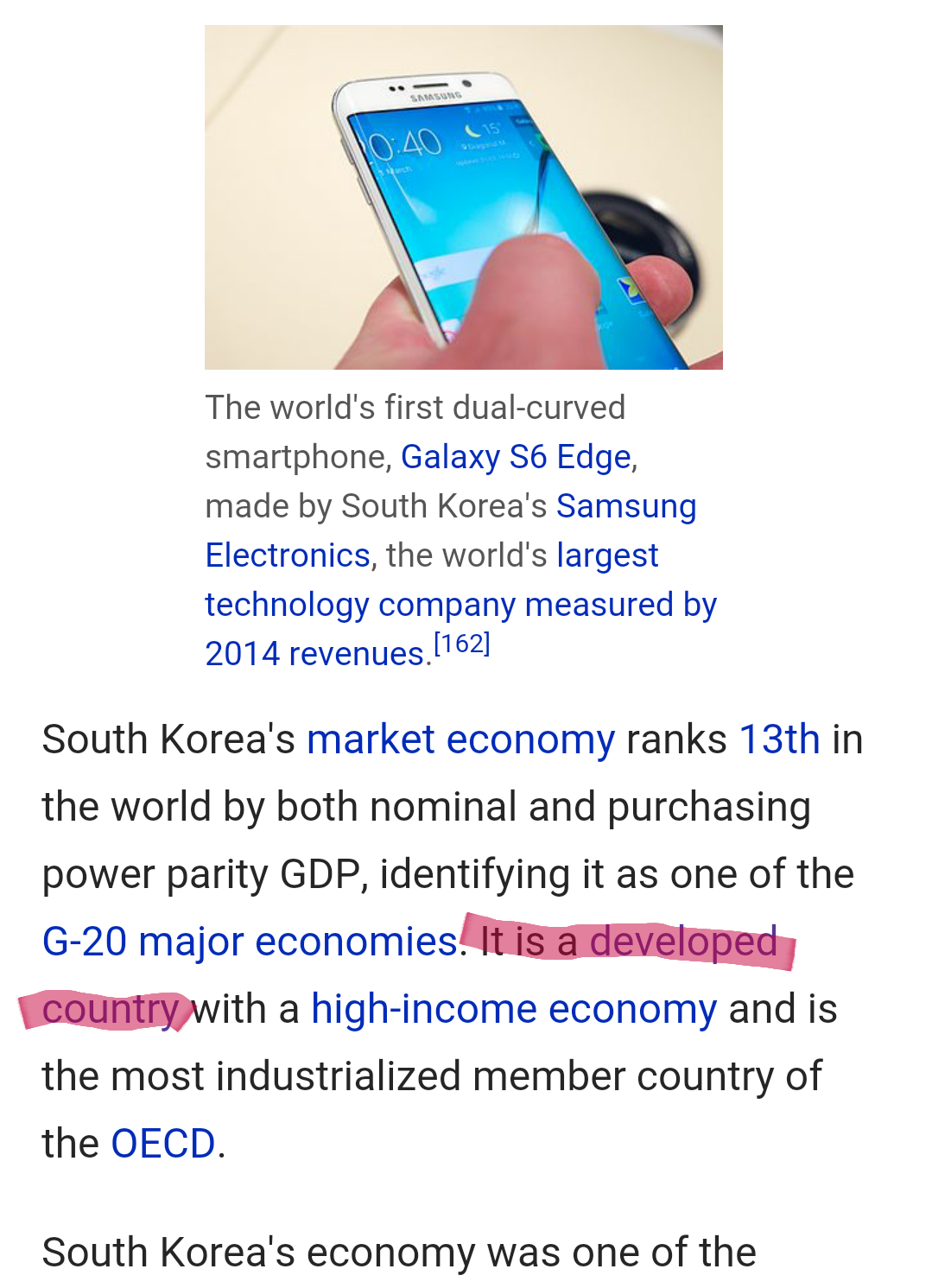 韩国是不是发展中国家? - 知乎用户的回答