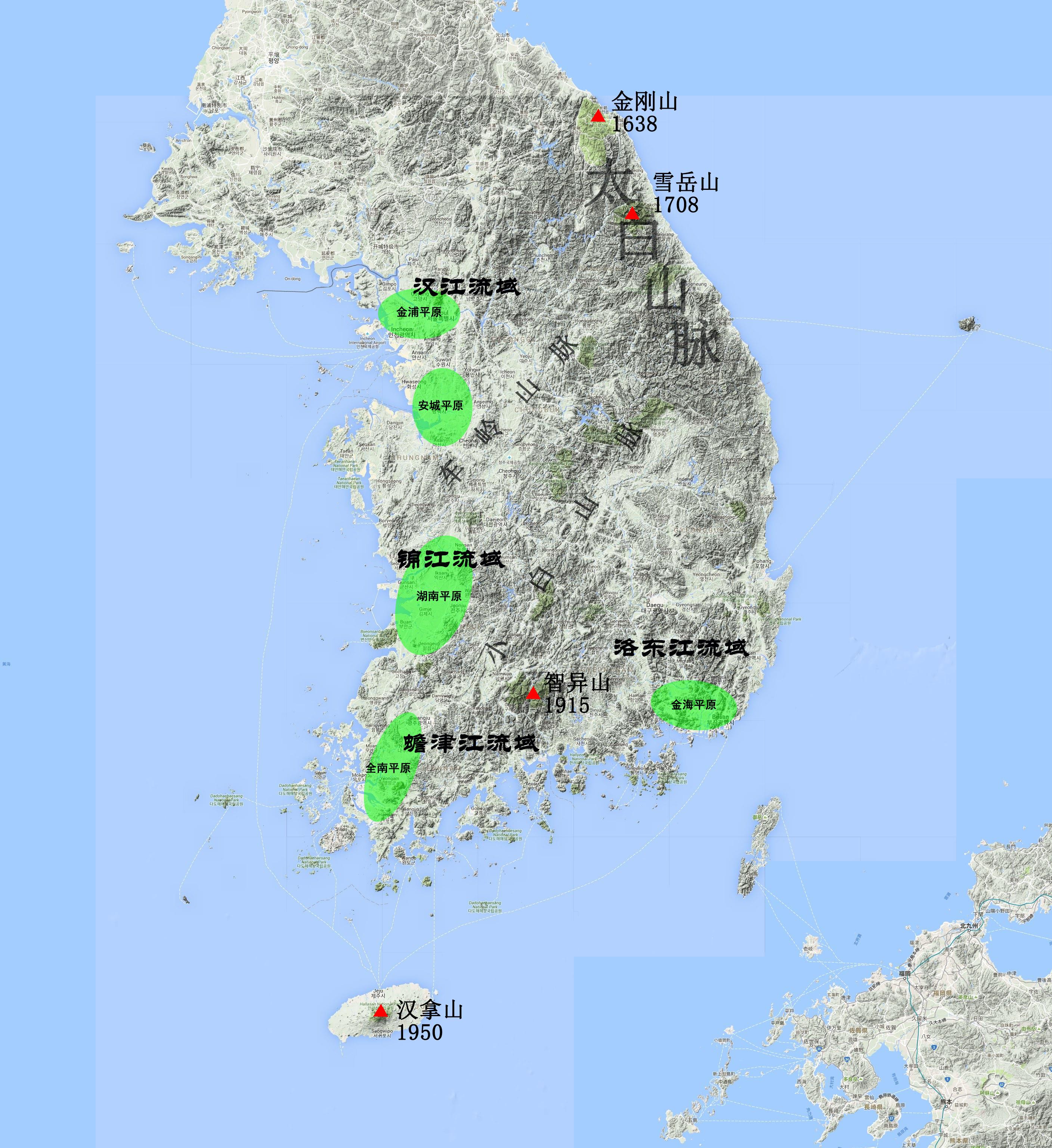 地图看世界韩国顽强游走于大国之间的国家